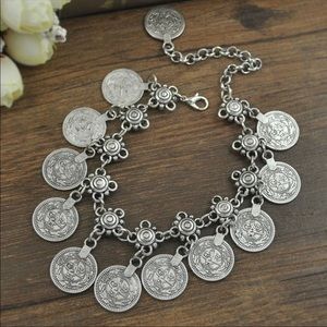 Vintage Look Bracelet with Coins !